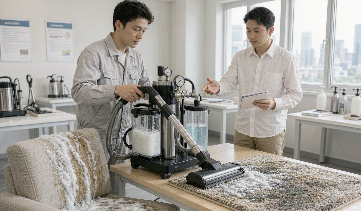 软装清洗培训课堂实拍场景（示意图）